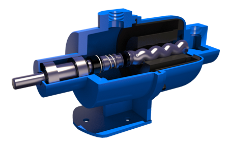 MXQ MW-Series (Moyno® 34401 Wobble Rotor Equivalent Pump)